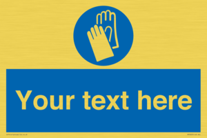 MP3023: Custom Glove Sign