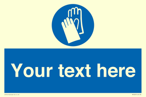 MP3023: Custom Glove Sign