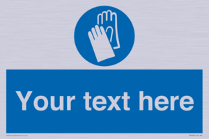 MP3023: Custom Glove Sign