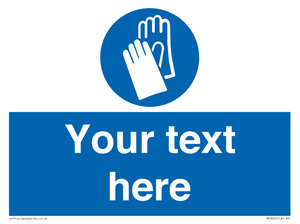 MP3023: Custom Glove Sign