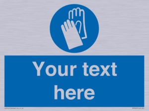 MP3023: Custom Glove Sign