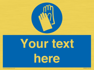 MP3023: Custom Glove Sign