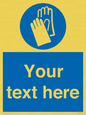 MP3023: Custom Glove Sign