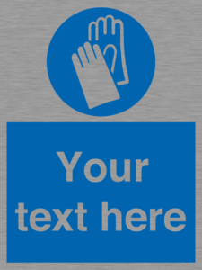 MP3023: Custom Glove Sign