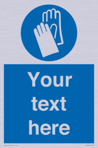 MP3023: Custom Glove Sign
