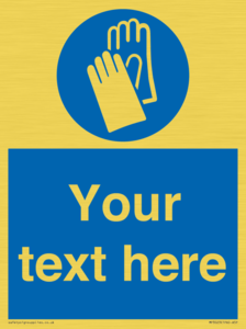 MP3023: Custom Glove Sign