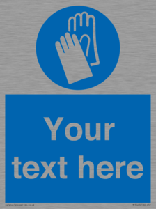 MP3023: Custom Glove Sign