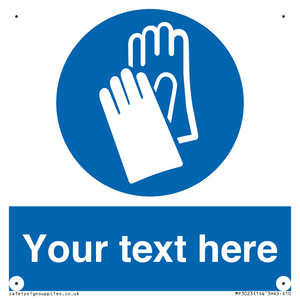 MP3023: Custom Glove Sign