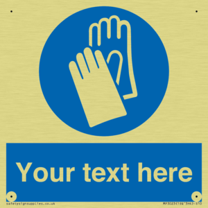 MP3023: Custom Glove Sign