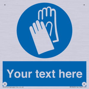 MP3023: Custom Glove Sign