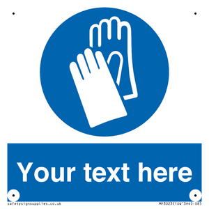 MP3023: Custom Glove Sign