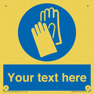 MP3023: Custom Glove Sign