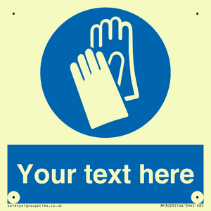 MP3023: Custom Glove Sign