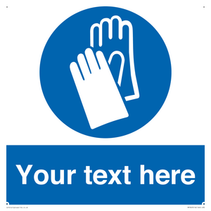 MP3023: Custom Glove Sign