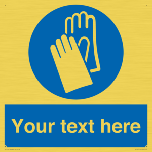 MP3023: Custom Glove Sign