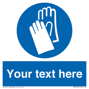 MP3023: Custom Glove Sign