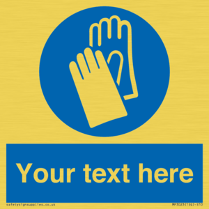 MP3023: Custom Glove Sign