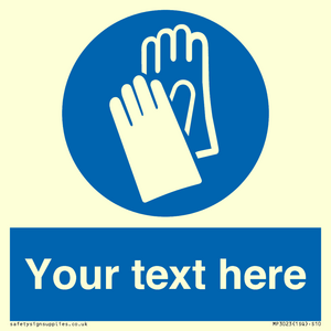 MP3023: Custom Glove Sign