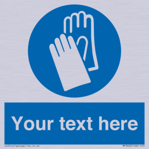 MP3023: Custom Glove Sign