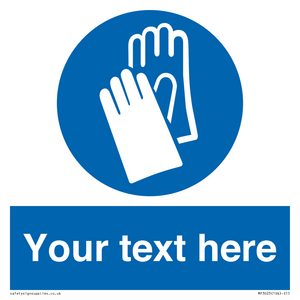 MP3023: Custom Glove Sign