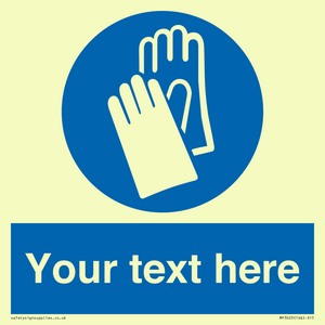 MP3023: Custom Glove Sign