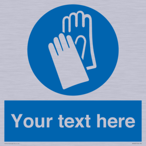 MP3023: Custom Glove Sign