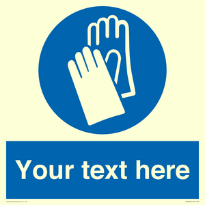 MP3023: Custom Glove Sign