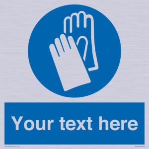 MP3023: Custom Glove Sign