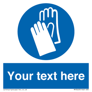 MP3023: Custom Glove Sign