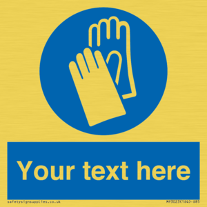 MP3023: Custom Glove Sign