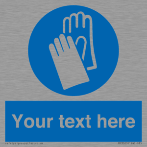 MP3023: Custom Glove Sign