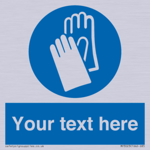 MP3023: Custom Glove Sign