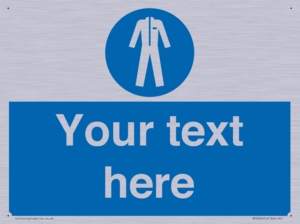 MP3024: Custom Protective Clothing Sign