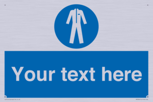 MP3024: Custom Protective Clothing Sign