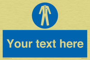 MP3024: Custom Protective Clothing Sign