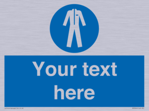 MP3024: Custom Protective Clothing Sign