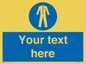 MP3024: Custom Protective Clothing Sign