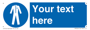 MP3024: Custom Protective Clothing Sign