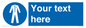 MP3024: Custom Protective Clothing Sign
