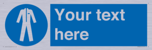 MP3024: Custom Protective Clothing Sign