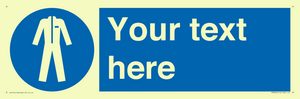 MP3024: Custom Protective Clothing Sign