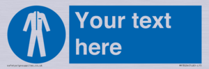 MP3024: Custom Protective Clothing Sign