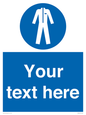 MP3024: Custom Protective Clothing Sign