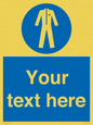 MP3024: Custom Protective Clothing Sign