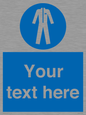 MP3024: Custom Protective Clothing Sign