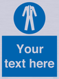 MP3024: Custom Protective Clothing Sign