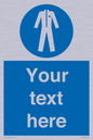 MP3024: Custom Protective Clothing Sign