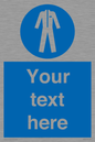 MP3024: Custom Protective Clothing Sign