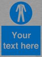 MP3024: Custom Protective Clothing Sign