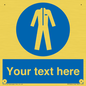 MP3024: Custom Protective Clothing Sign